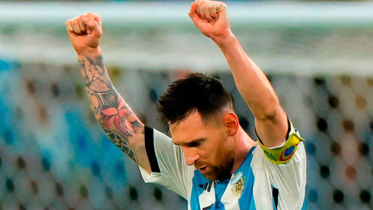 La cara de Messi quedó "estampada" en lotes de Maíz.