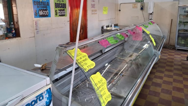 La carnicería de barrio Villa Azalais fue robada el domingo a la noche.
