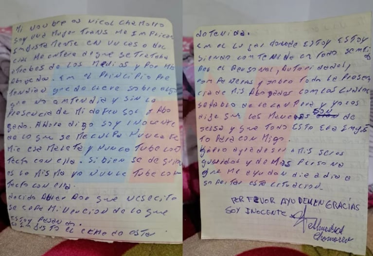 La carta que escribió la única detenida por el crimen del empresario descuartizado