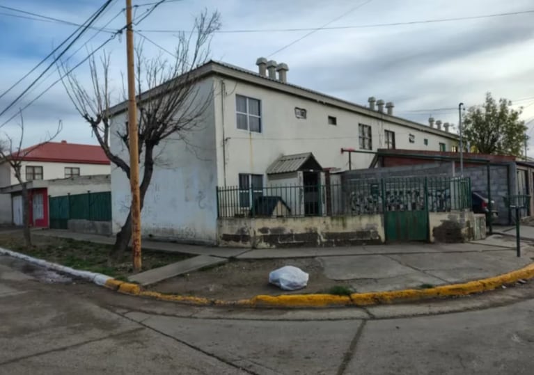 La casa de la que escapó la niña en Santa Cruz.