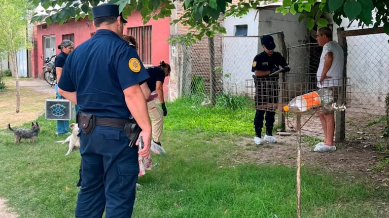 La casa de Nogoyá donde ocurrió el violento ataque.