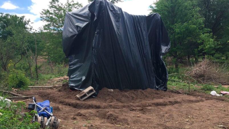 La casa de Yanina, una joven madre de tres niños. Foto: Carlos Paz Vivo!