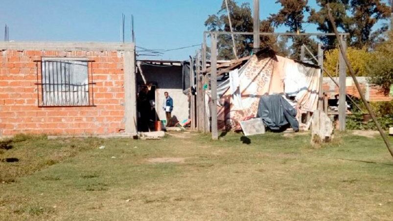 La casa del horror está en el barrio Agua de Oro de General Rodríguez.