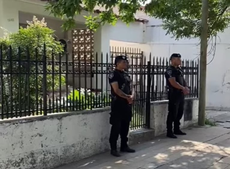 La casa del líder de la organización, en la avenida principal de Alta Gracia.