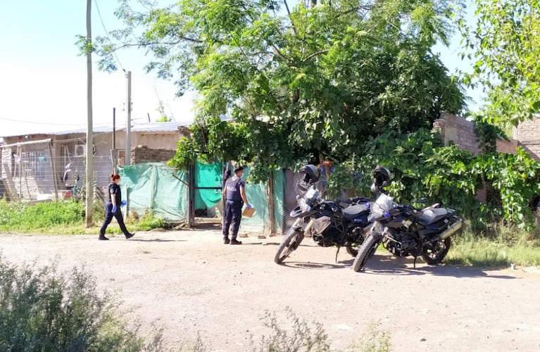 La casa del niño asesinado en Guaymallén, Mendoza.