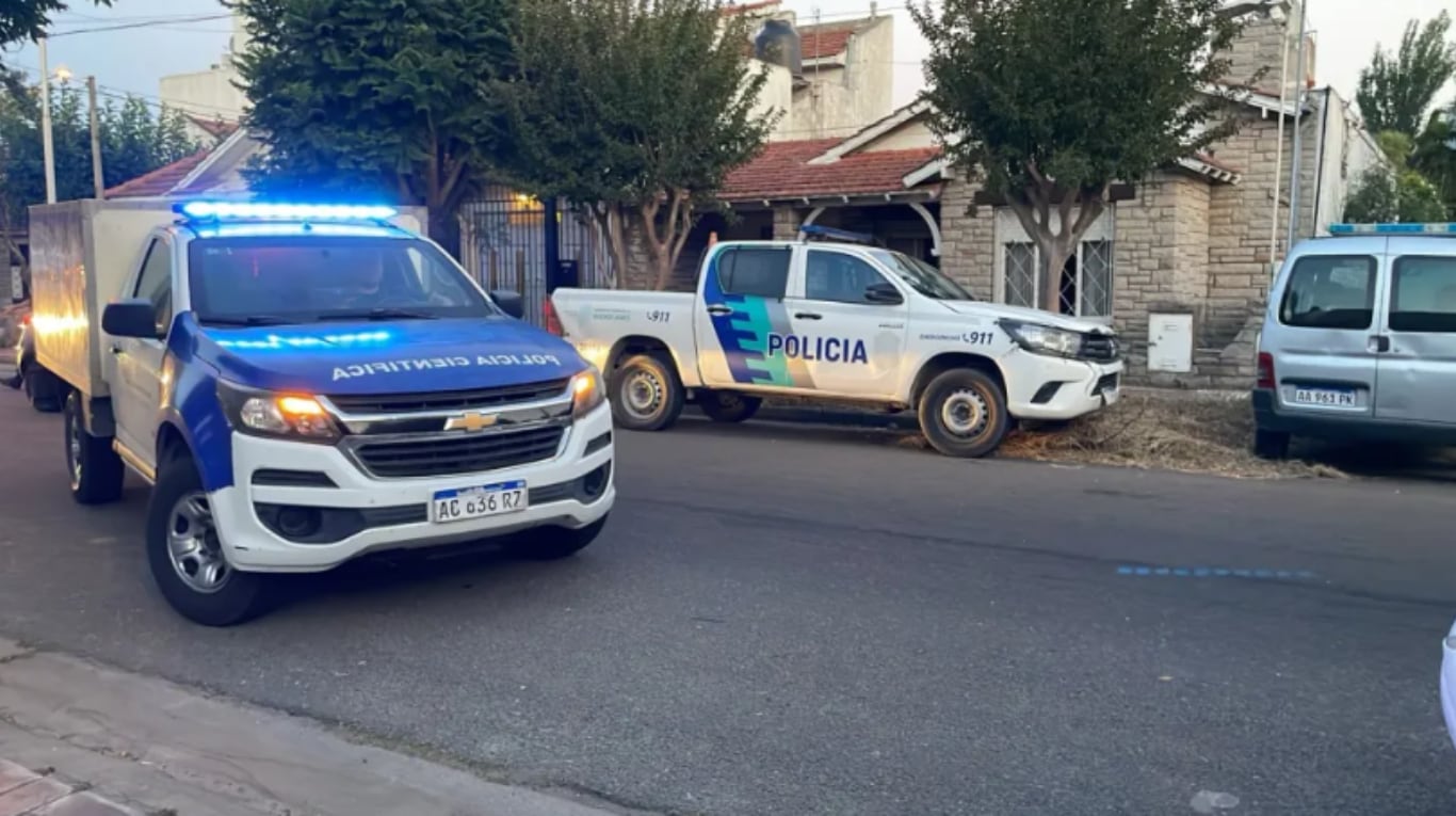 La casa donde apareció el cadáver, en Mar del Plata.