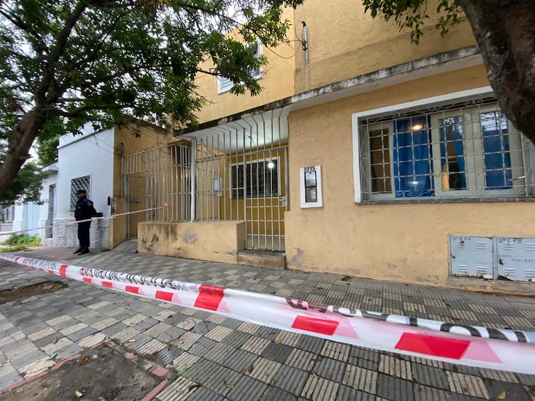 La casa donde encontraron al hombre en barrio Alto Alberdi.