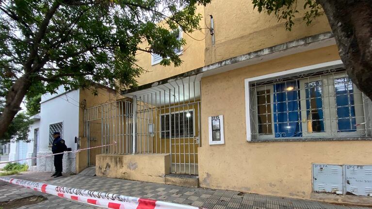 La casa donde encontraron al hombre en barrio Alto Alberdi.