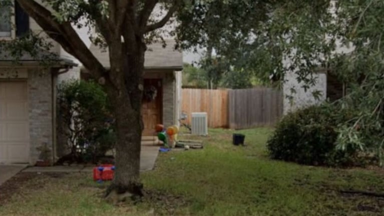 La casa donde ocurrieron los crímenes.