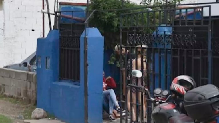 La casa donde ocurrió el asesinato.