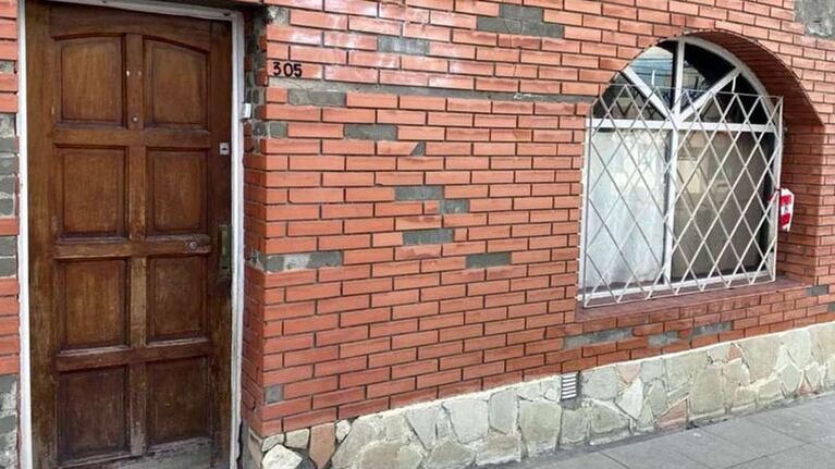 La casa donde ocurrió el asesinato, en Comodoro Rivadavia.