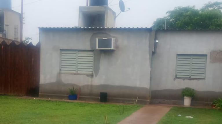 La casa donde ocurrió el crimen.