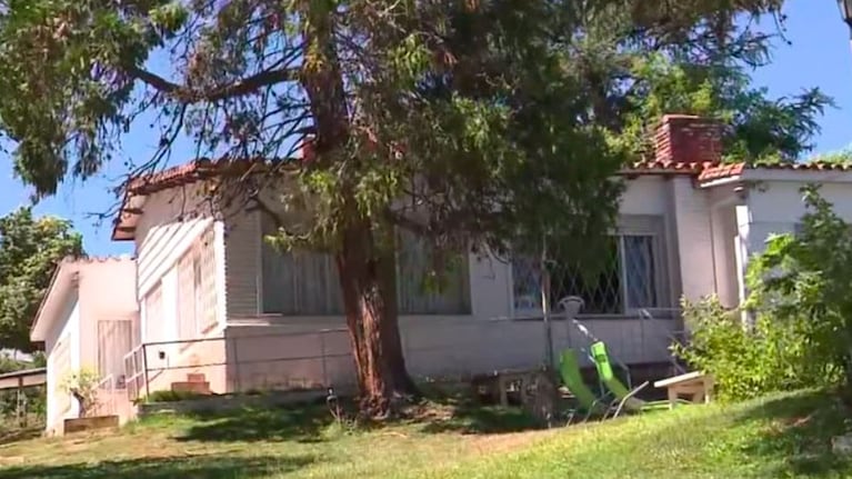 La casa donde ocurrió el terrible hecho.