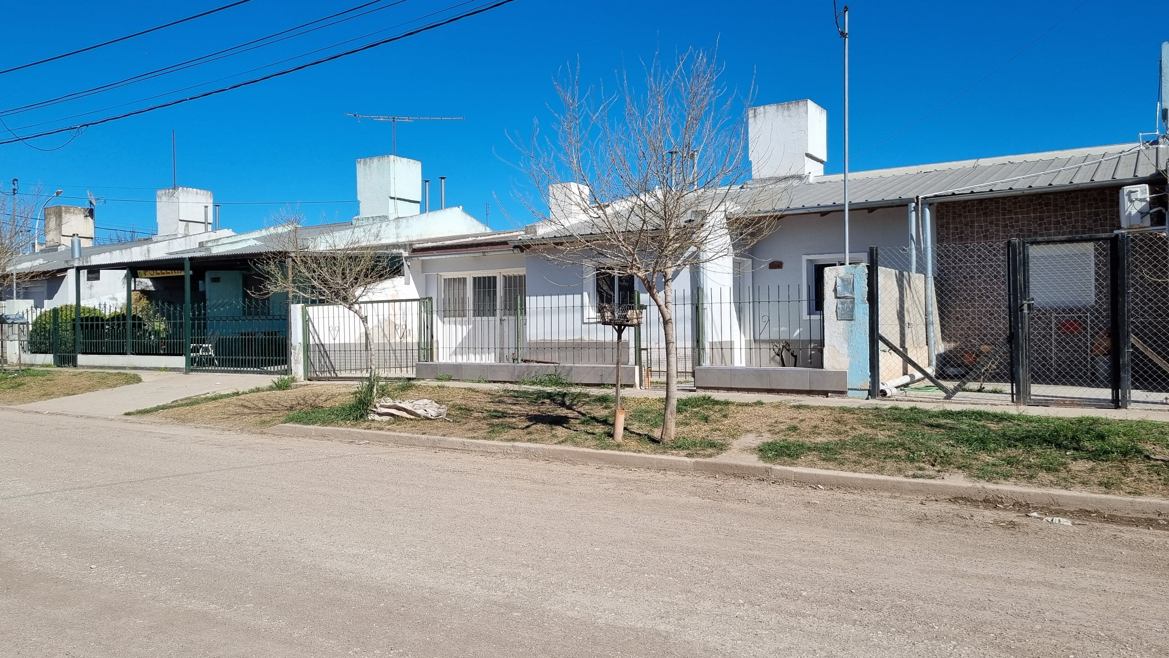 La casa donde vivía la mujer.
