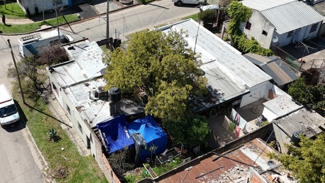 La casa había sido alquilada días antes del triple crimen.