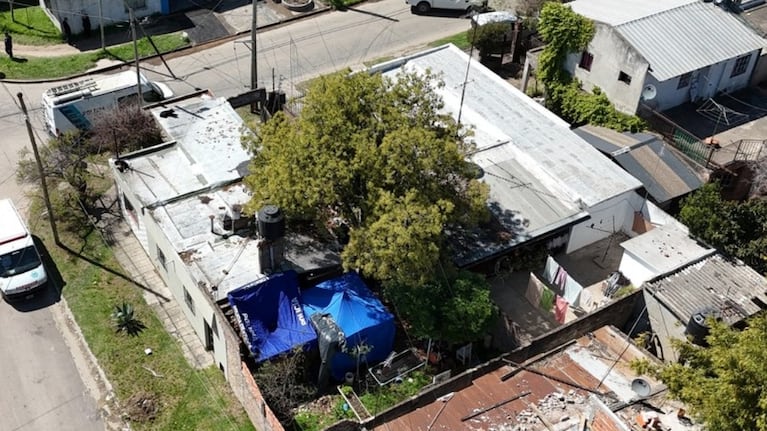 La casa había sido alquilada días antes del triple crimen.