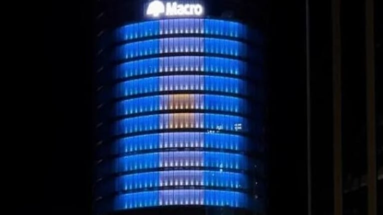 La celeste y blanca, en lo más alto de Buenos Aires.
