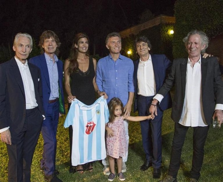 La cena de Macri con los Rolling Stones