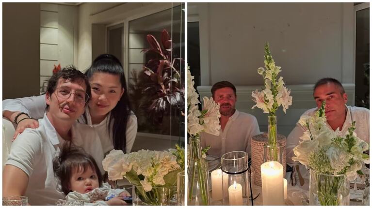 La China Suárez festejó Año Nuevo con un llamativo look: quiénes fueron sus invitados