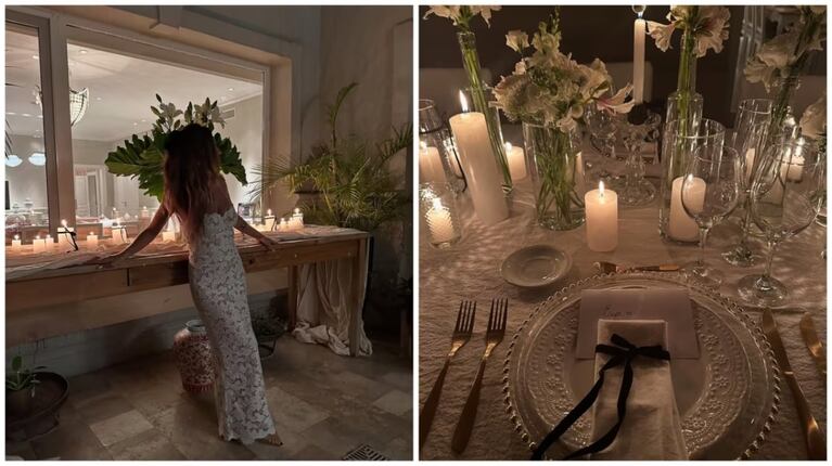 La China Suárez festejó Año Nuevo con un llamativo look: quiénes fueron sus invitados