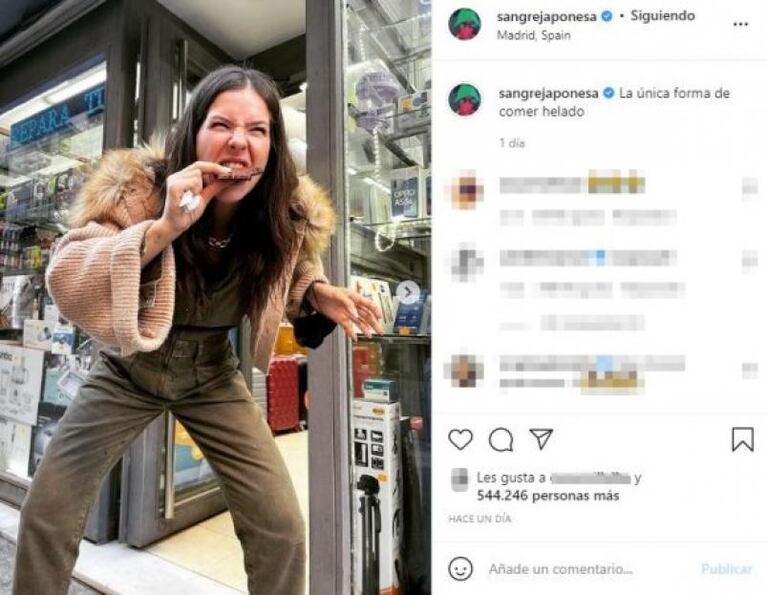 La China Suárez habilitó los comentarios en Instagram y se enfrentó con una seguidora