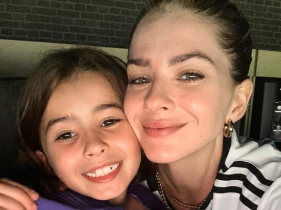 La China Suárez maquilló a su hija y lo mostró en las redes.