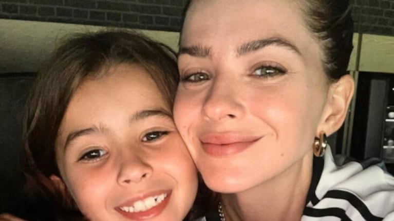 La China Suárez maquilló a su hija y lo mostró en las redes.