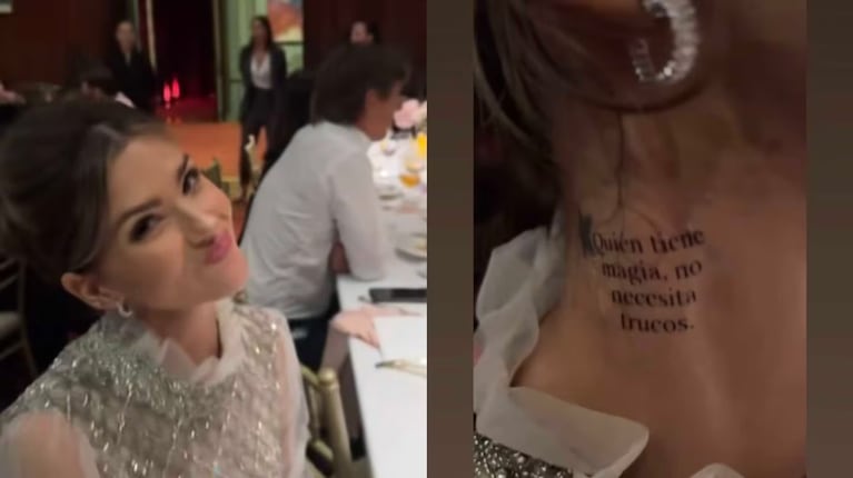 La China Suárez mostró el tatuaje temporal que se hizo en su cumpleaños. (Foto: Instagram/@sangrejaponesa)