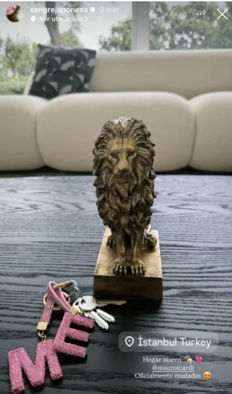 La China Suárez oficializó que ya convive con Mauro Icardi.