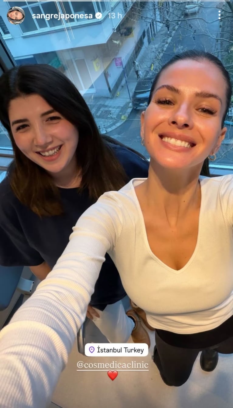 La China Suárez posó desde un centro de estética y estallaron las redes por un retoque que se habría hecho