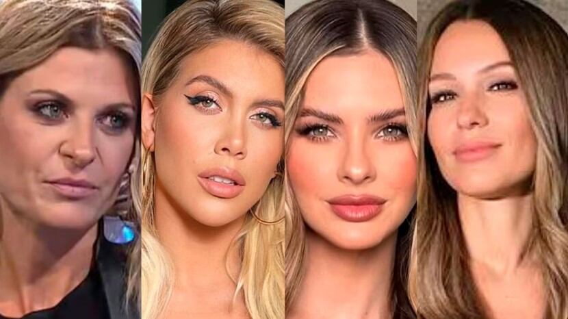 La China Suárez tuvo problemas con las tres famosas.