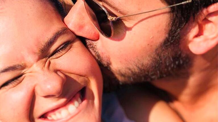 La China Suárez y Benjamín Vicuña, enamorados de su Magnolia.