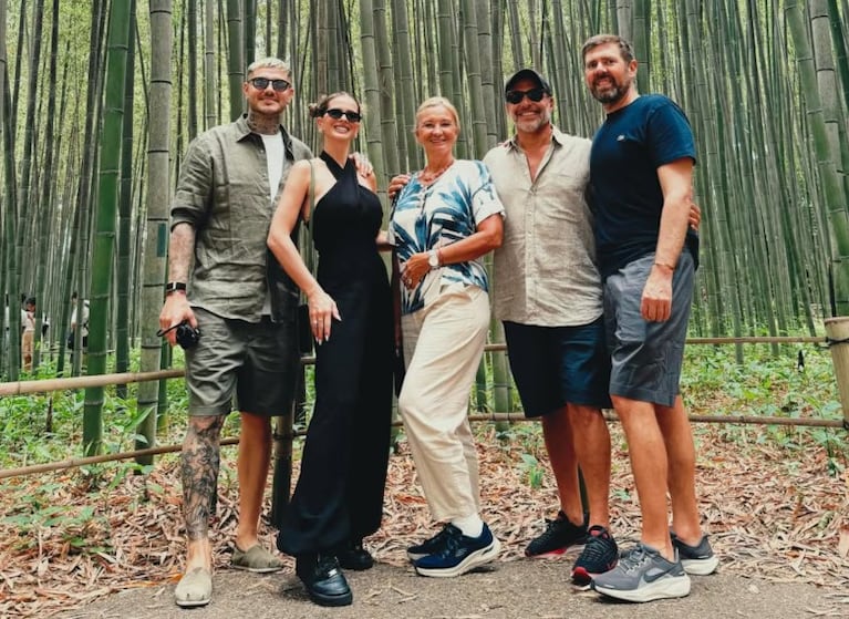 La China Suárez y Mauro Icardi estuvieron de viaje en Japón.