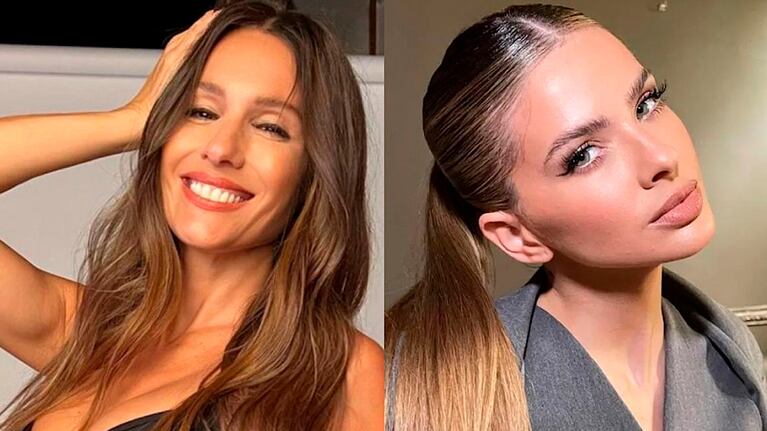 La China Suárez y Pampita se cruzaron en los Martín Fierro Latino.