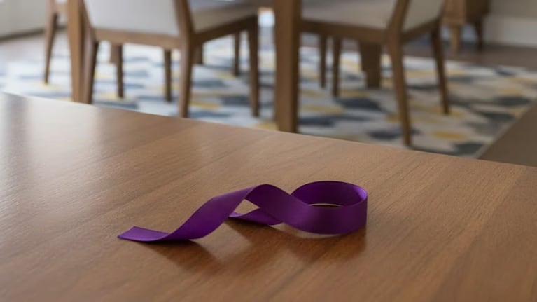 La cinta violeta, protagonista de uno de los rituales más populares para recibir el año.