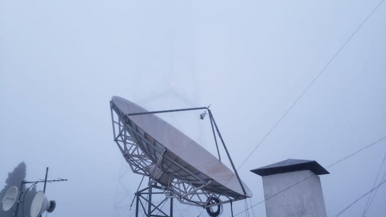 La ciudad amaneció tapada de niebla