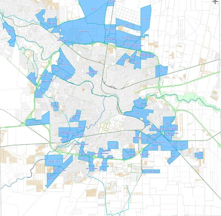 La Ciudad de Córdoba suma 39 nuevos barrios y hay cambios en 84 existentes