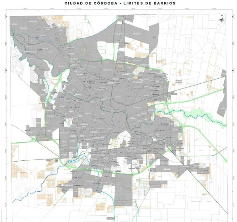 La Ciudad de Córdoba suma 39 nuevos barrios y hay cambios en 84 existentes