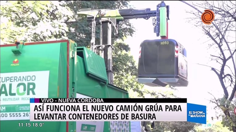 La ciudad estrenó nuevos camiones de basura automáticos