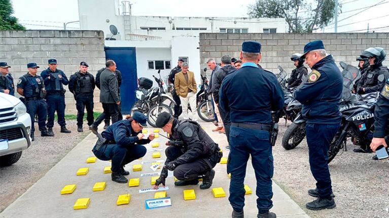 La cocaína de máxima pureza estaba distribuida en panes.