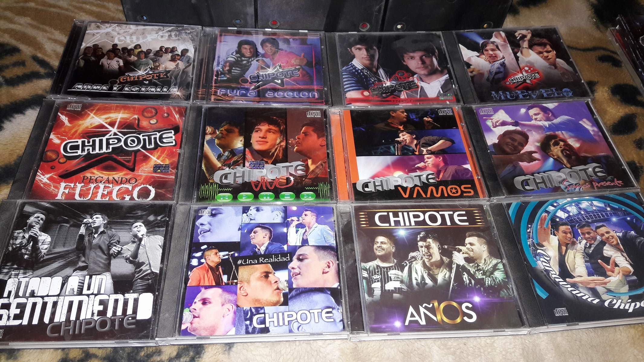 La colección de discos de Chipote.