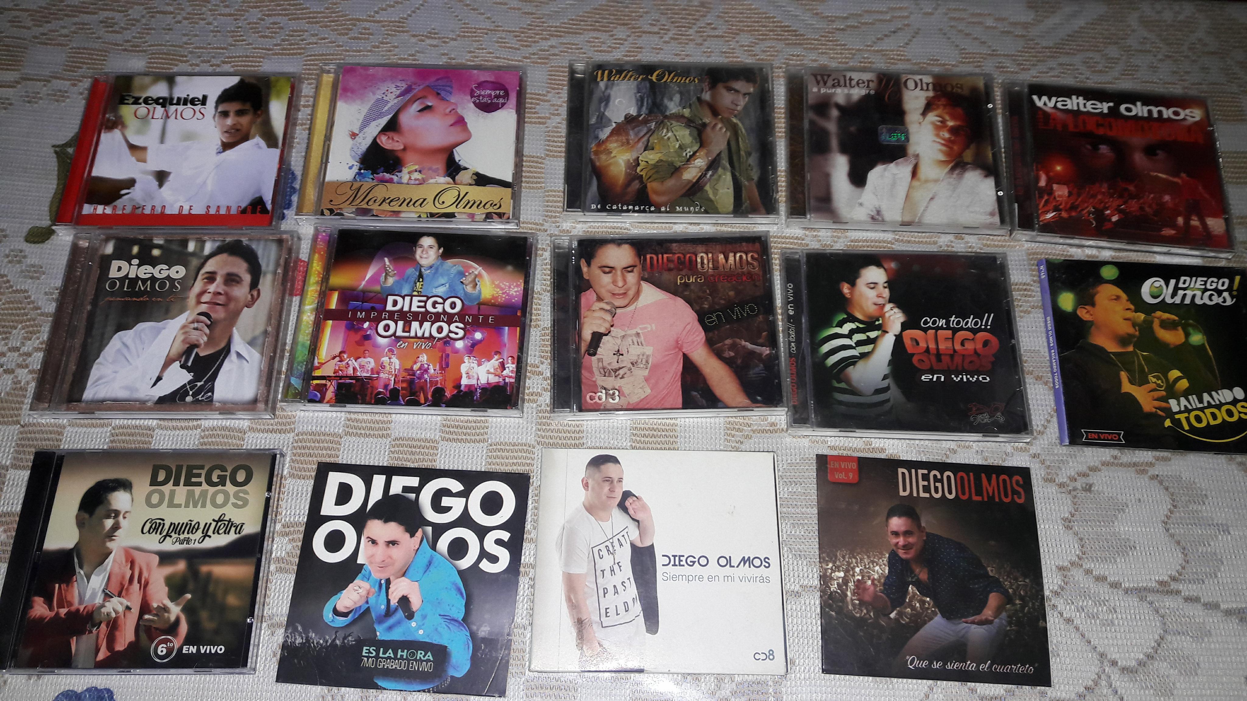 La colección de discos de Diego Olmos.