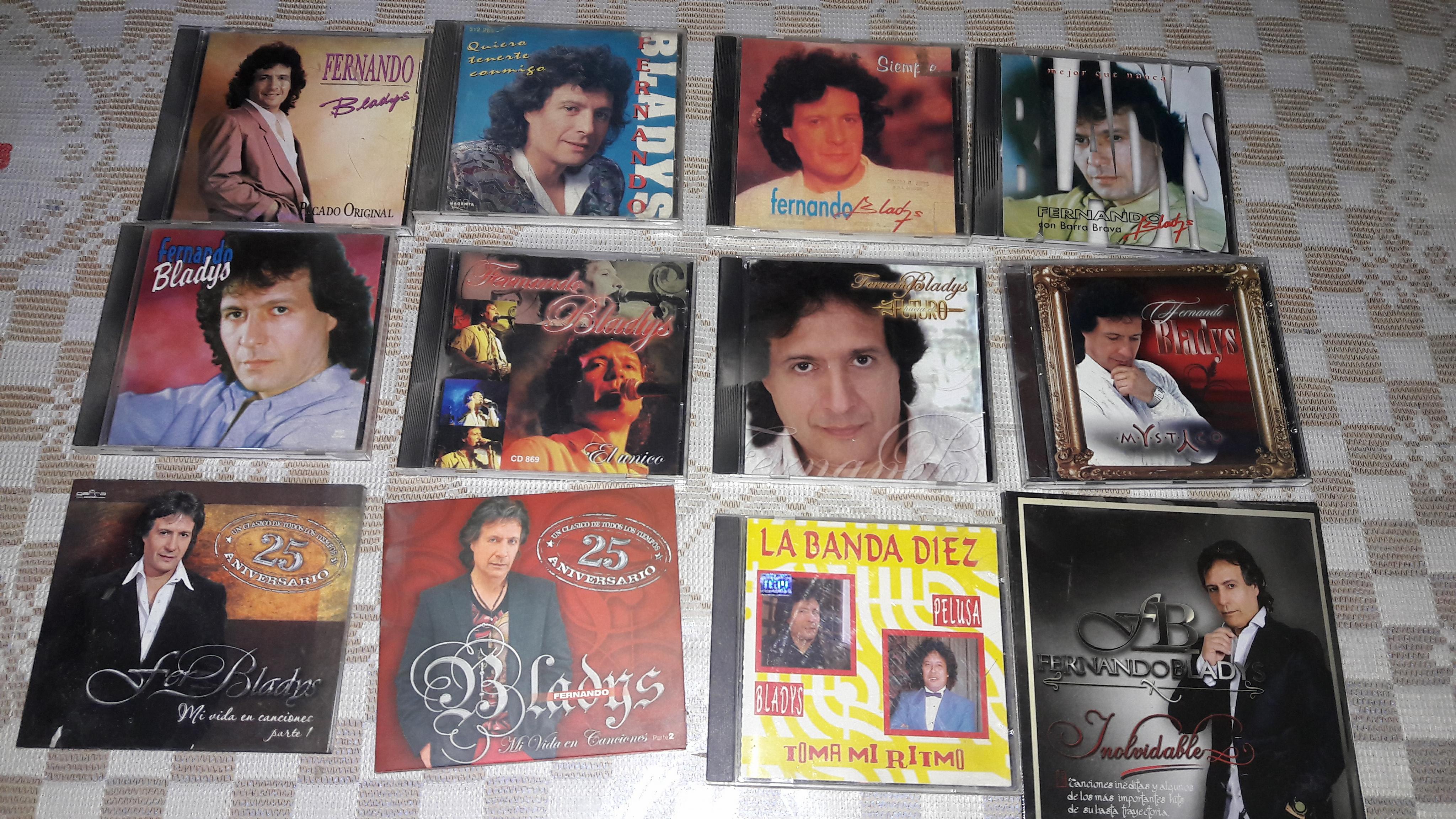 La colección de discos de Fernando Bladys.