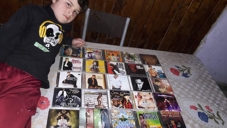 La colección de discos de Jean Carlos.