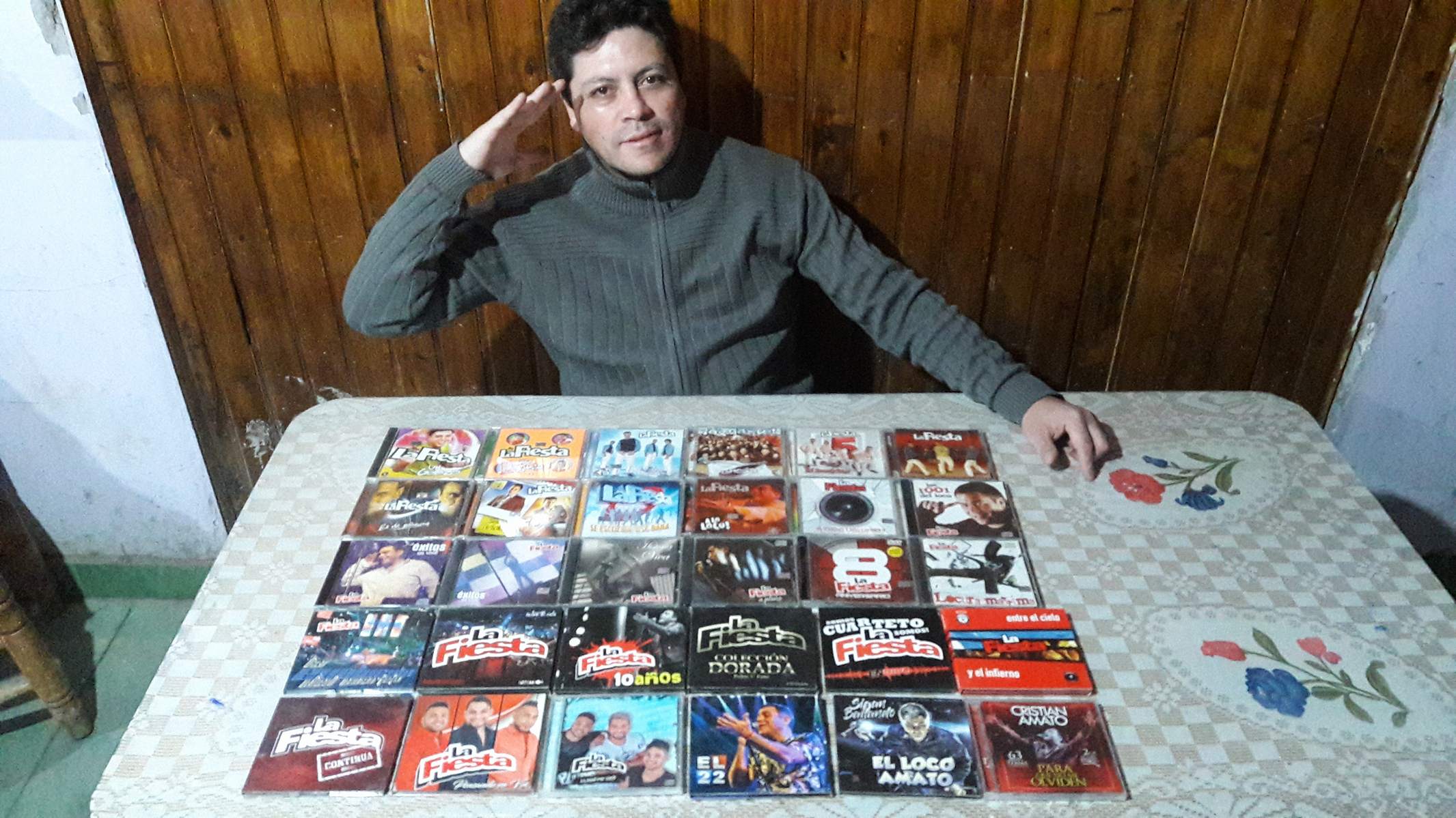 La colección de discos de La Fiesta.