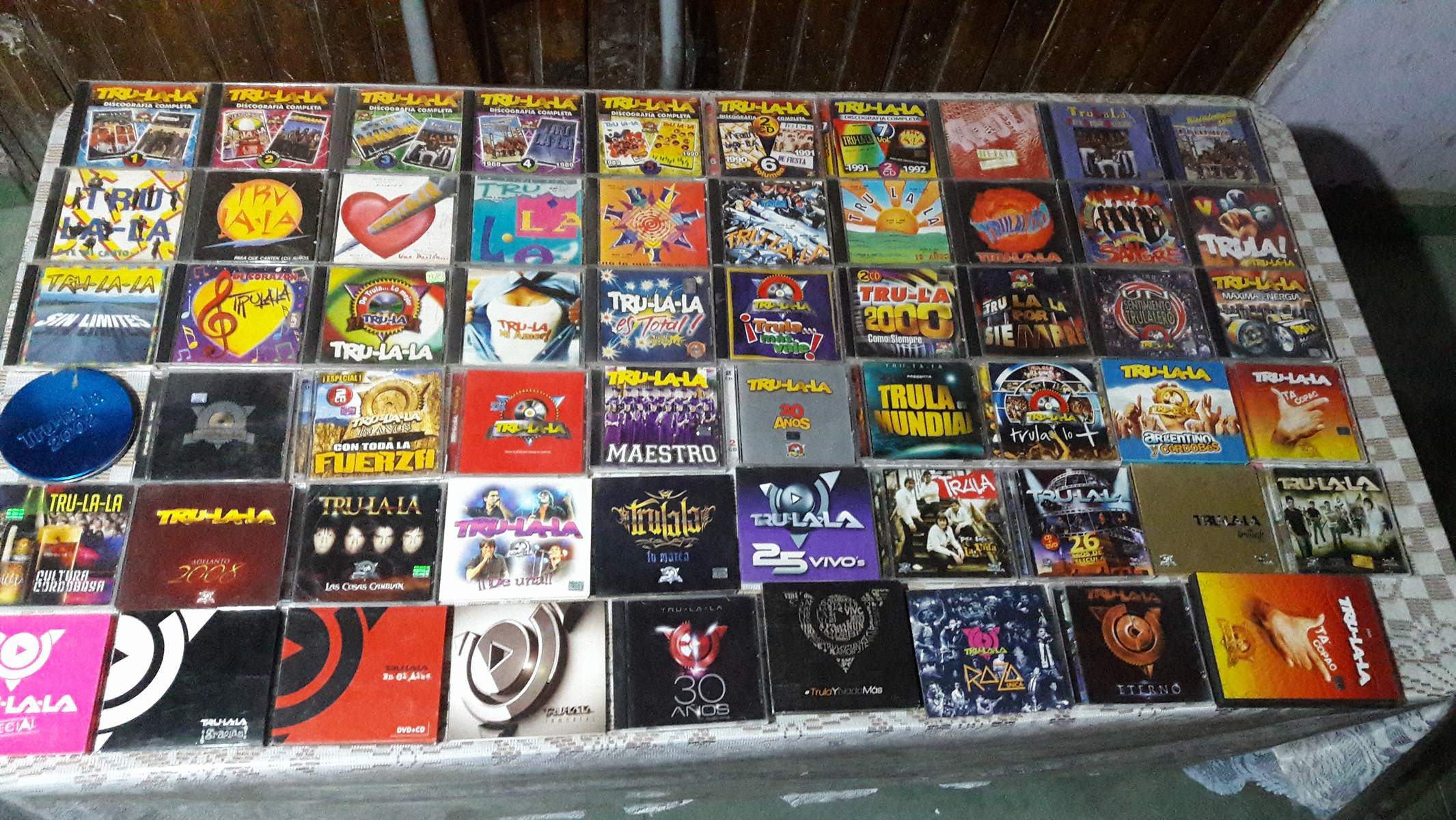 La colección de discos de Trulala, su favorita.