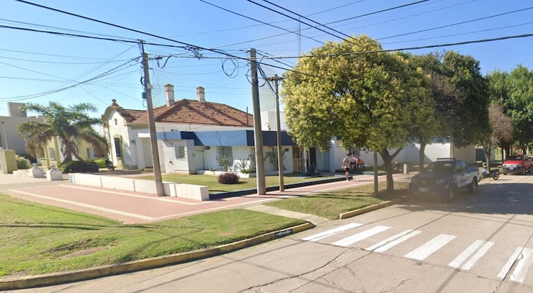 La comisaría de Las Perdices, donde prestaban servicio los detenidos.