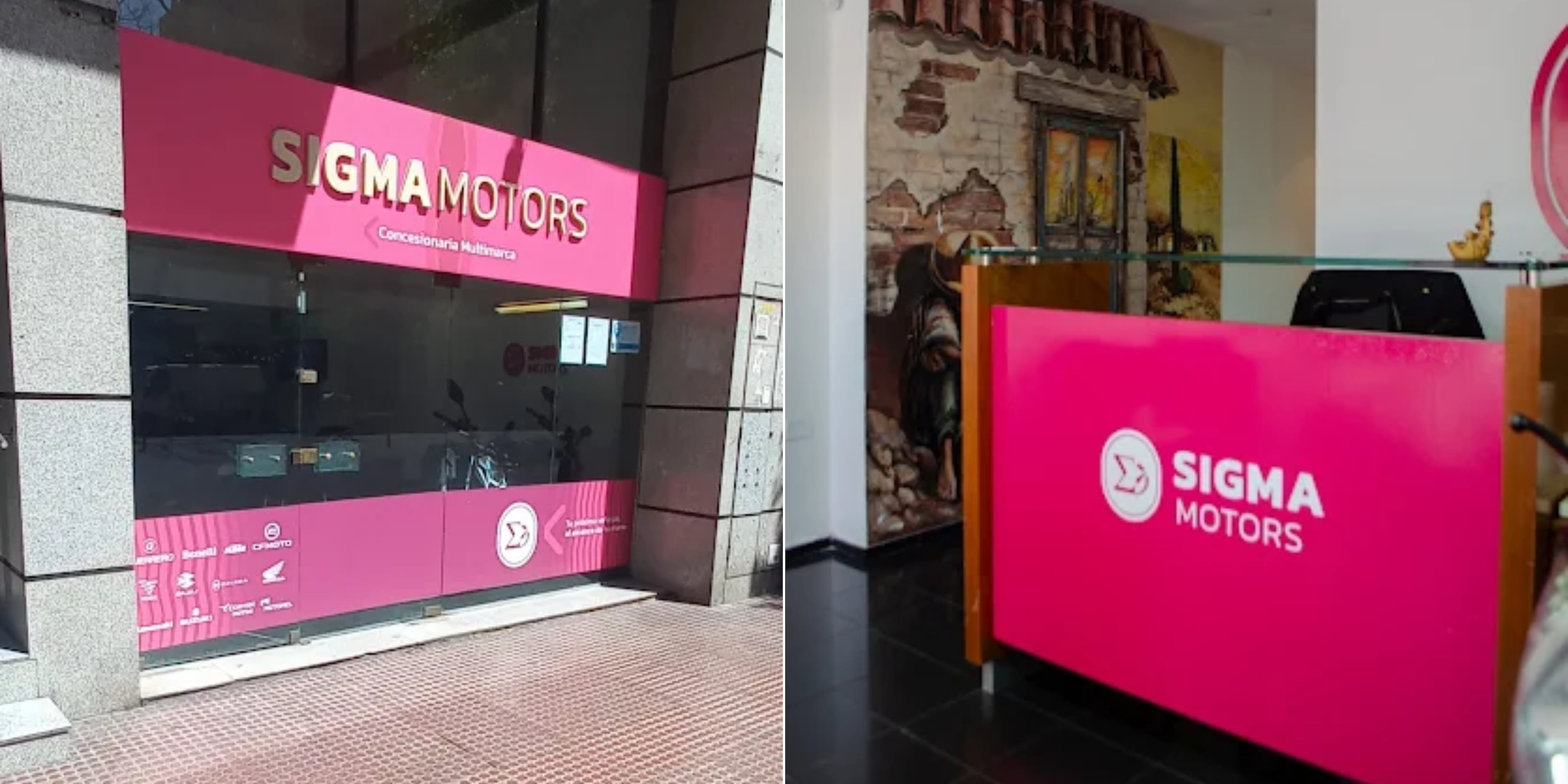 La concesionaria funcionaba en pleno centro de Córdoba.