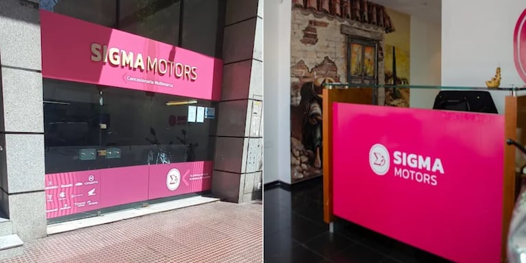 La concesionaria funcionaba en pleno centro de Córdoba.