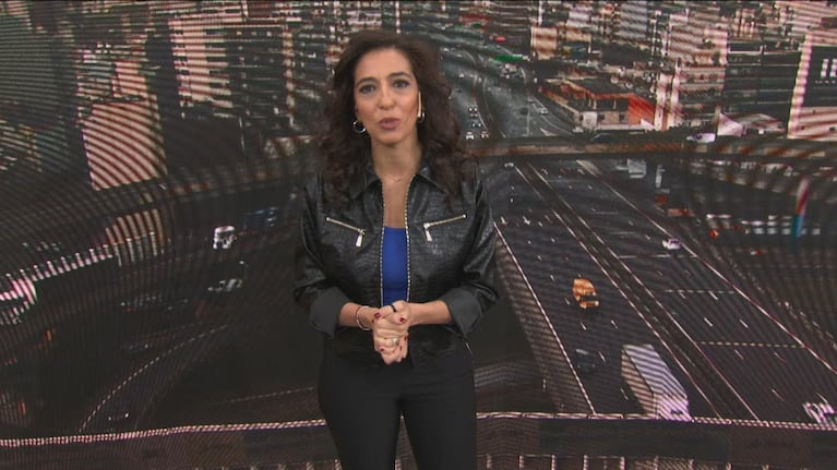 La conductora agradeció a su audiencia.